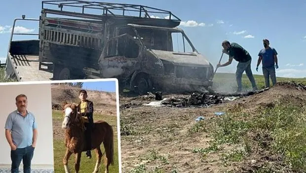 Baba ve oğlunun yanan kamyonette cansız bedenleri bulunmuştu! Korkunç olayda 3 kişi gözaltında