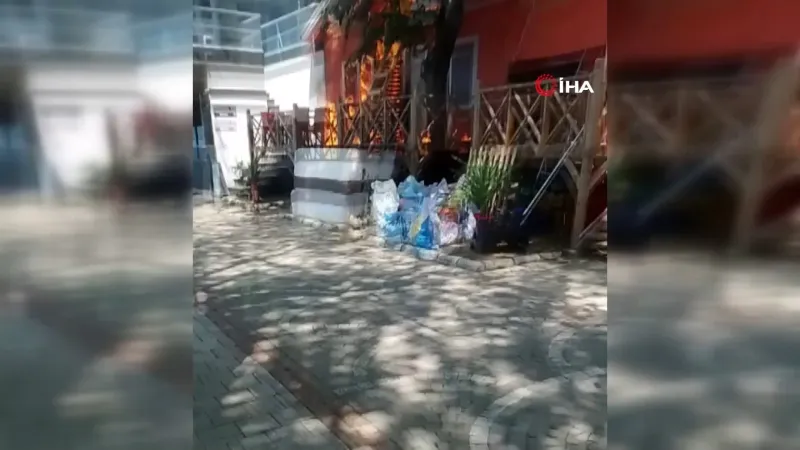 Bartın'da turistik otelde yangın