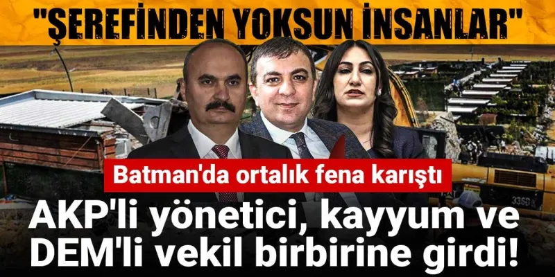 Batman'da Sular Durulmuyor! AKP, Kayyum ve DEM Arasında Kavga!
