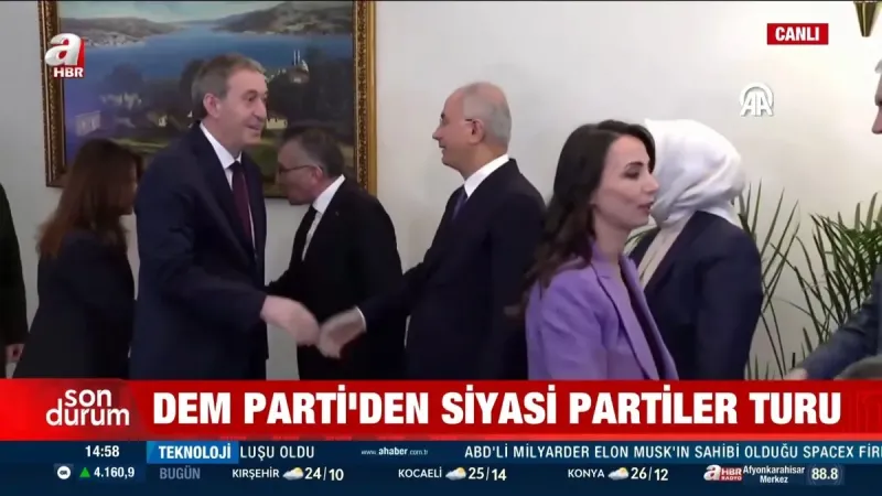 DEM Parti heyetinden AK Parti'ye ziyaret
