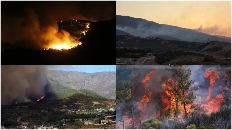 Hatay’da yangının 2. günü: Mahalleler boşaltıldı, bin 800 kişi tahliye edildi, alevlerle mücadele sabaha kadar sürdü