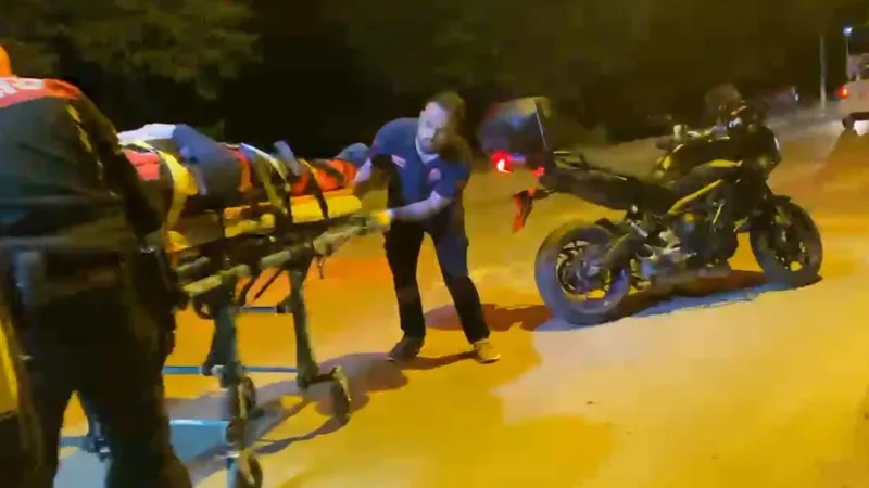 Köpek Saldırısı! Bartın'da Polisler Motosikletle Kaza Geçirdi!