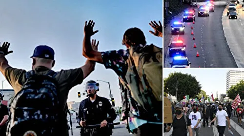 Los Angeles'ta sokağa çıkma yasağı ilan edildi
