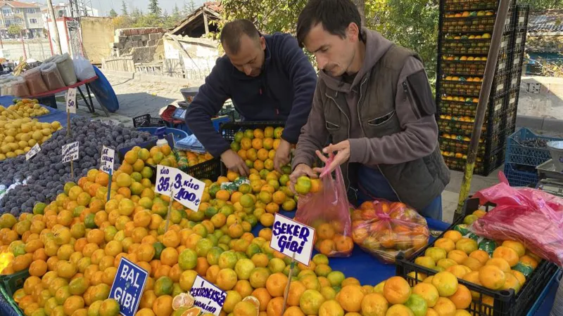 Mandalinanın fiyatı yüzde 30 düştü