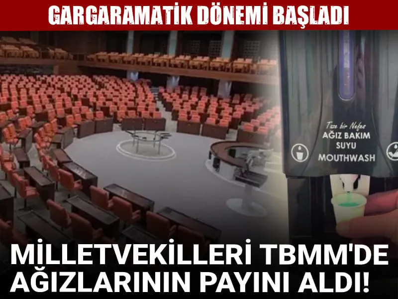 TBMM'de Gargaramatik Dönemi! Vekiller Ağızlarının Payını Aldı