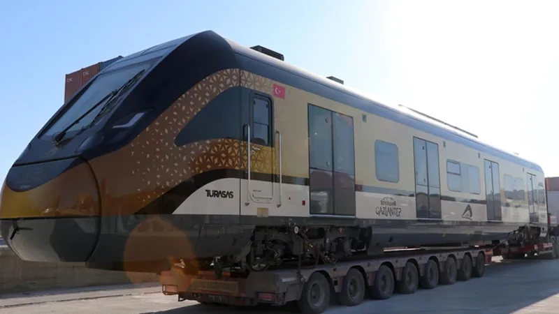 Gaziantep'e Müjde! Milli Banliyö Treni Geldi! İşte Detaylar