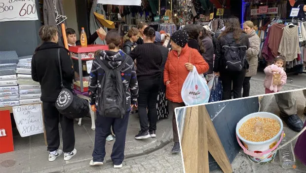 Müşteri çekebilmek ilginç bir yöntem buldu: Her gün 20 kilo dağıtıyor! 'Bu işin bize aylık maliyeti yaklaşık 90 bin TL'