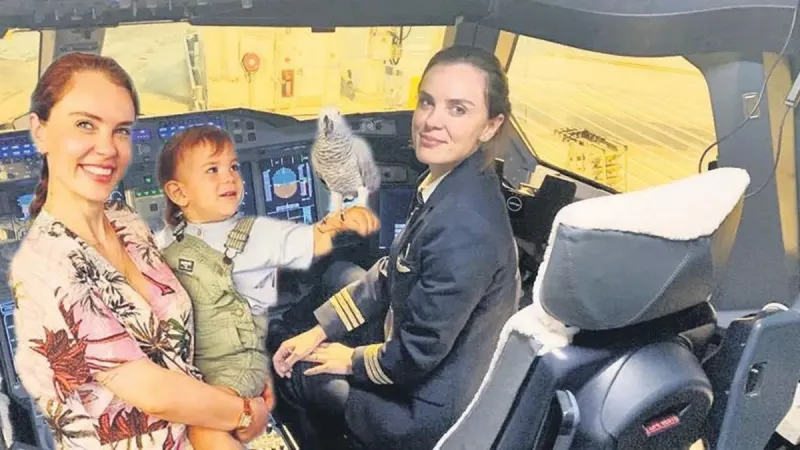 Türk Pilot Safiye'den İnanılmaz Başarı: Hem Anne Hem Pilot!