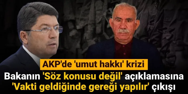 AKP'de Öcalan Krizi! Bakan ve Metiner Karşı Karşıya mı?