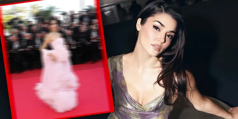 Hande Erçel Cannes'ı Salladı! Kırmızı Halıda Göz Kamaştırdı