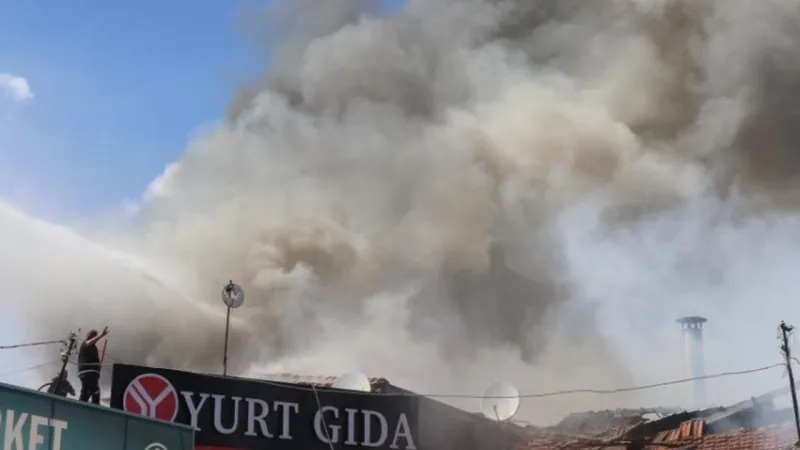 Erzincan'da Korkunç Yangın! Alevler Neden Bir Anda Yükseldi?