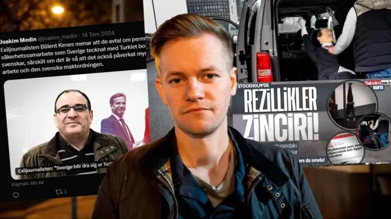 İsveçli Kaj Joakim Medin terör örgütü üyeliği ve Erdoğan'a hakaretten tutuklandı