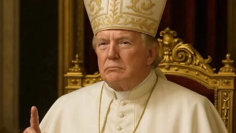 Trump'tan Şok Hamle: "Papa Olmak İsterdim!" Yapay Zeka İle Papa Trump