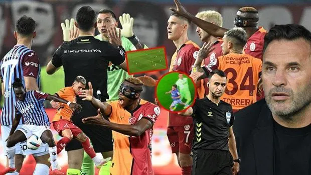 Trabzonspor-Galatasaray Maçı: Tartışmalı Kararlar! Hakem Hatası mı?
