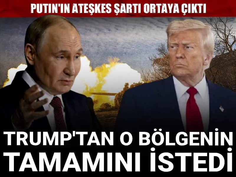 Putin'den Şok Ateşkes Şartı! Ukrayna'yı Bölecek Mi?