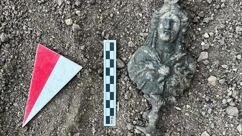 Satala Antik Kenti'nde Mısır Tanrıçası İsis'in bronz büstü bulundu