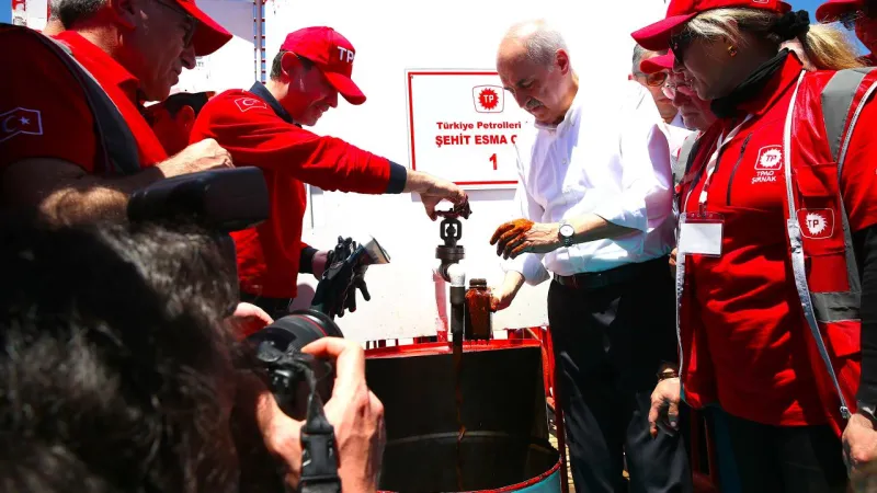 Gabar'da Tarihi Anlar! Kurtulmuş Petrol Akışını İzledi