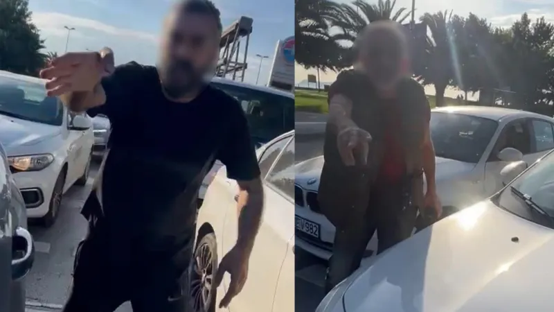 İstanbul'da Trafik Terörü! Kadın Sürücü Çocuklarının Gözü Önünde Saldırıya Uğradı!