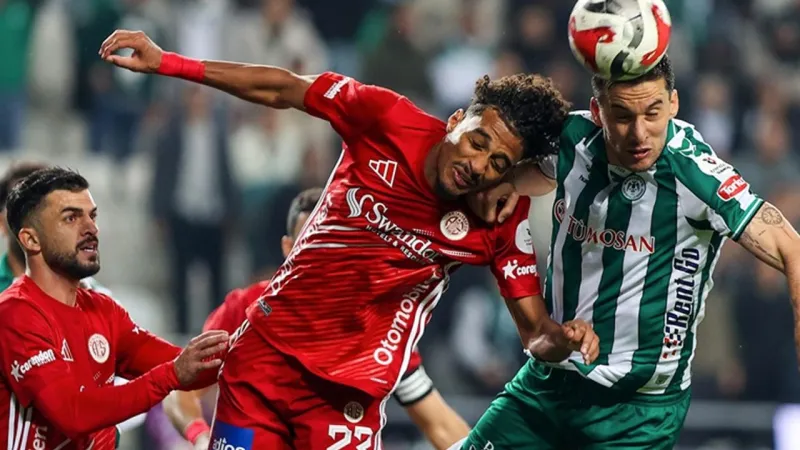TÜMOSAN Konyaspor-Hesap.com Antalyaspor maçından gol sesi çıkmadı